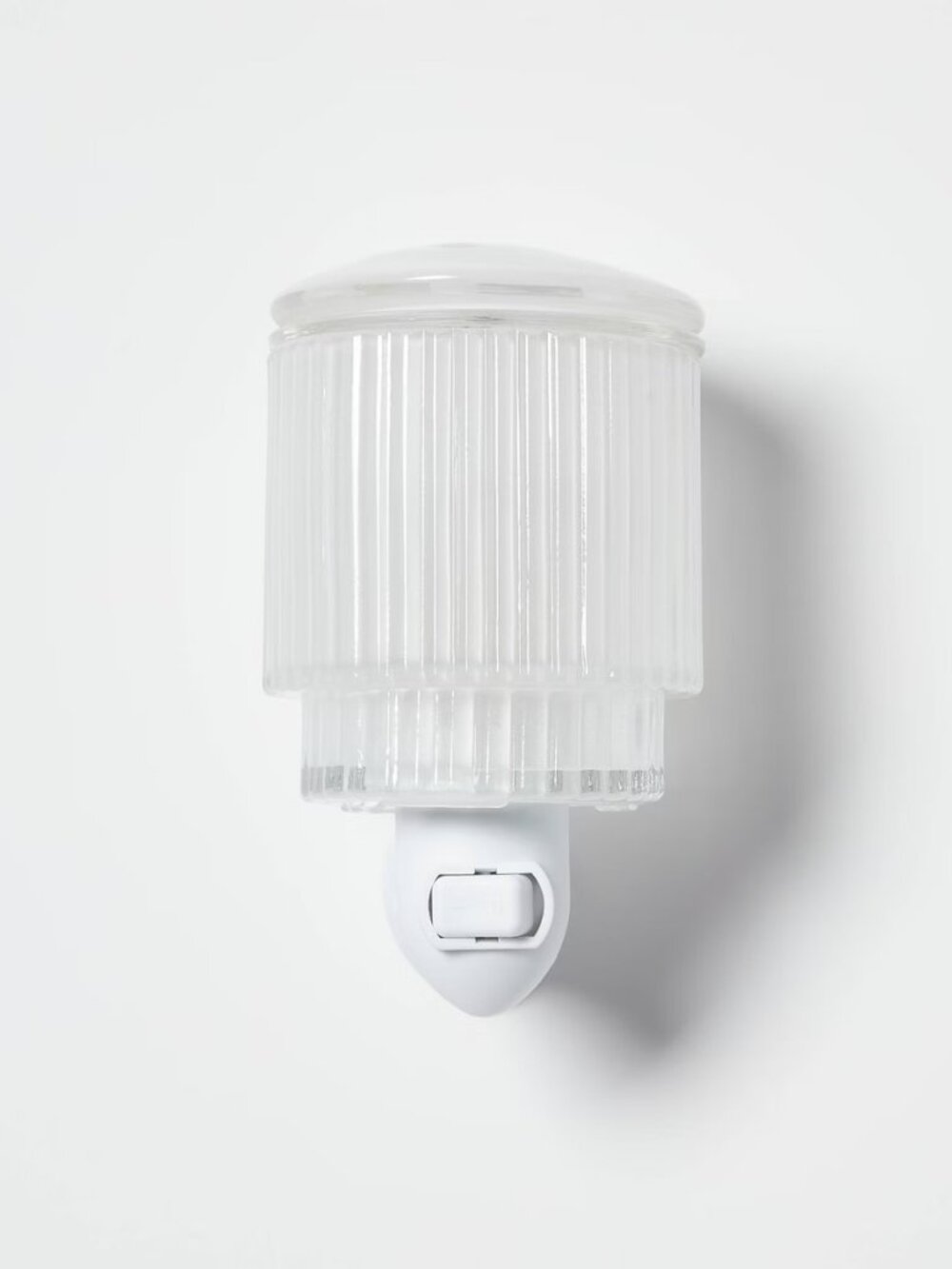 Threshold Ribbed Glass Wall Plug-In Wax Warmer
